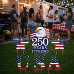 America 250th Anniversary Eagle Yard Sign Set