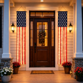Lighted Patriotic Porch Banner