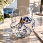 Artisanal Blue Ringed Octopus Glassware