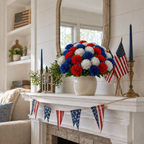 Patriotic Artificial Carnation Bouquet