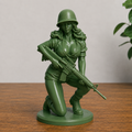 Funny Army Woman