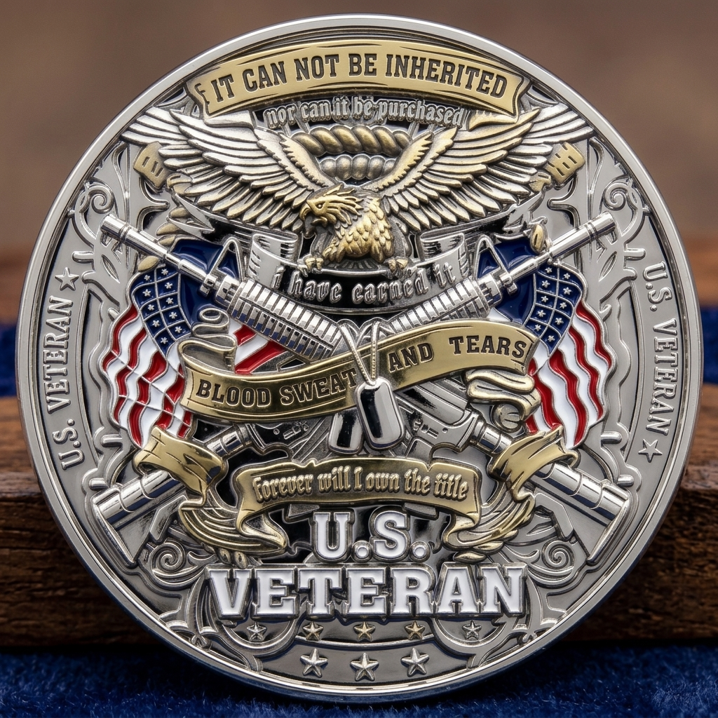 Earned Honor U.S. Veteran Coin
