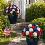 Patriotic Artificial Carnation Bouquet