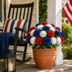 Patriotic Artificial Carnation Bouquet