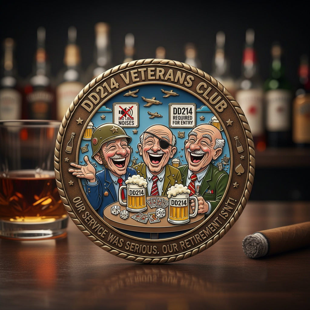 DD214 Veteran’s Club Coin