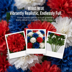 Patriotic Artificial Carnation Bouquet