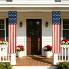 Lighted Patriotic Porch Banner