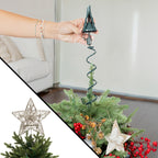 Christmas Tree Topper Holder , Twist-on Holiday Universal Tree Topper Stabilizer