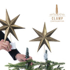 Christmas Tree Topper Holder , Twist-on Holiday Universal Tree Topper Stabilizer