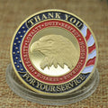 U.S. Military Challenge Coin - Thank You For Our Freedom Coin