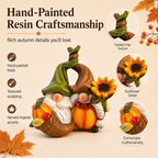 Harvest Gnome Fall Resin Decor