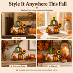 Harvest Gnome Fall Resin Decor
