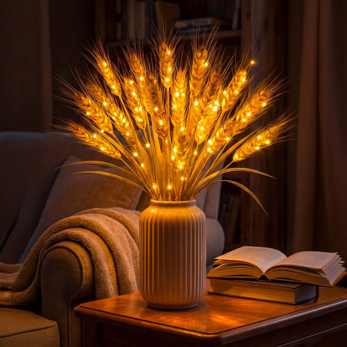 Golden Harvest Wheat Stalk table Lights