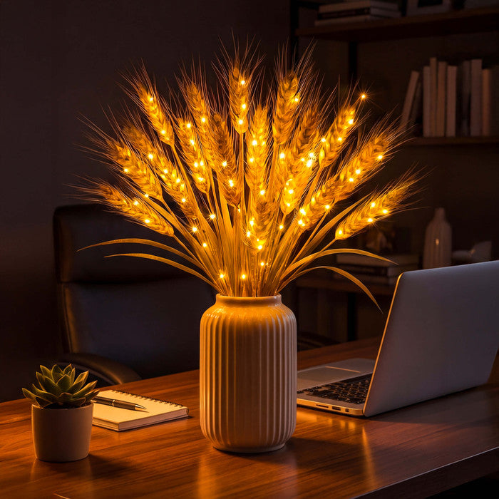 Golden Harvest Wheat Stalk table Lights