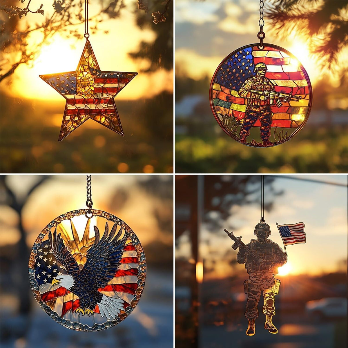 250th Anniversary U.S. Military Veterans Ornament, Always Remember Our Heroes